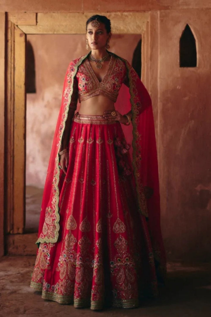Gulrez 16 Kali Chadi Lehenga With Organza Dupatta