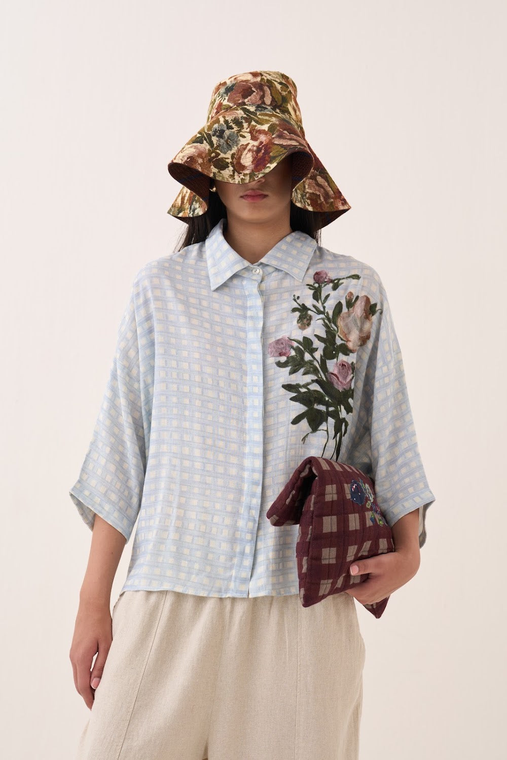 Gingham Ae Shirt Set