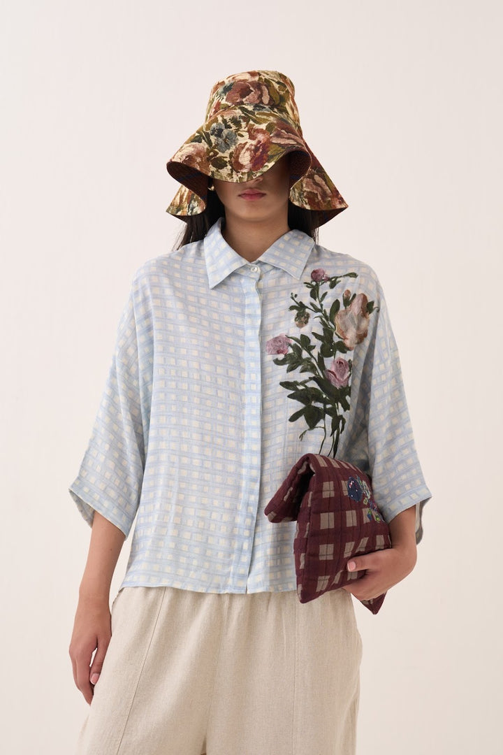 Gingham Ae Shirt Set
