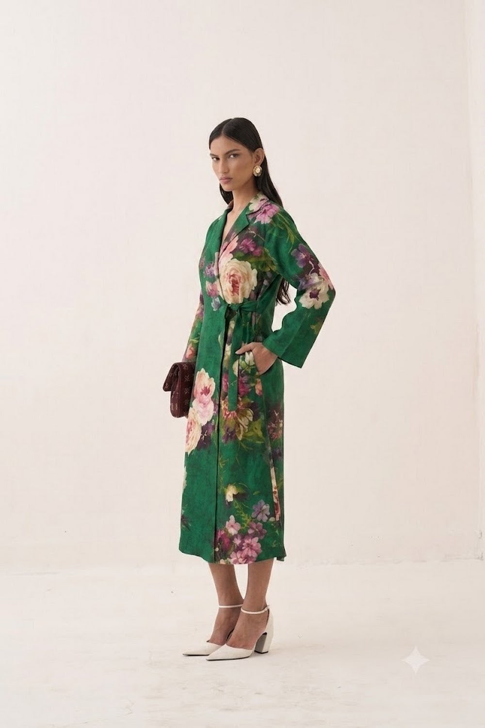 Rosarium Tie knot Trench Dress