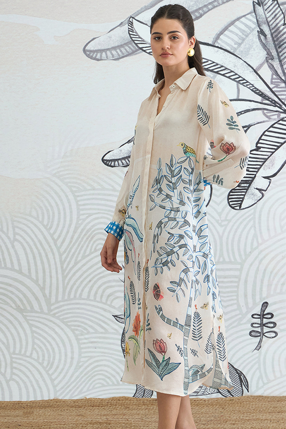 Jungle Shirt Dress