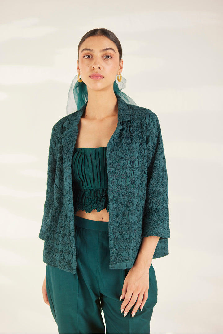 Emerald Lapel Jacket