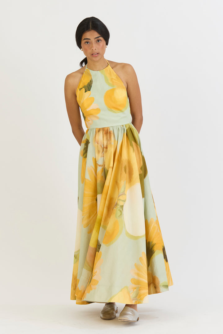 Lemonade Halter Neck Dress