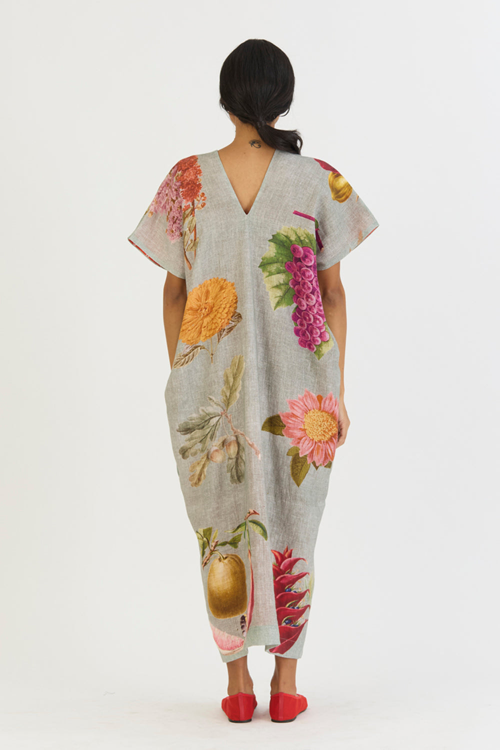 Juniper Linen Kaftan Dress