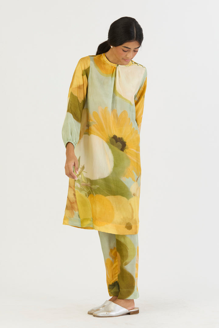 Lemonade Silk Kurta Set