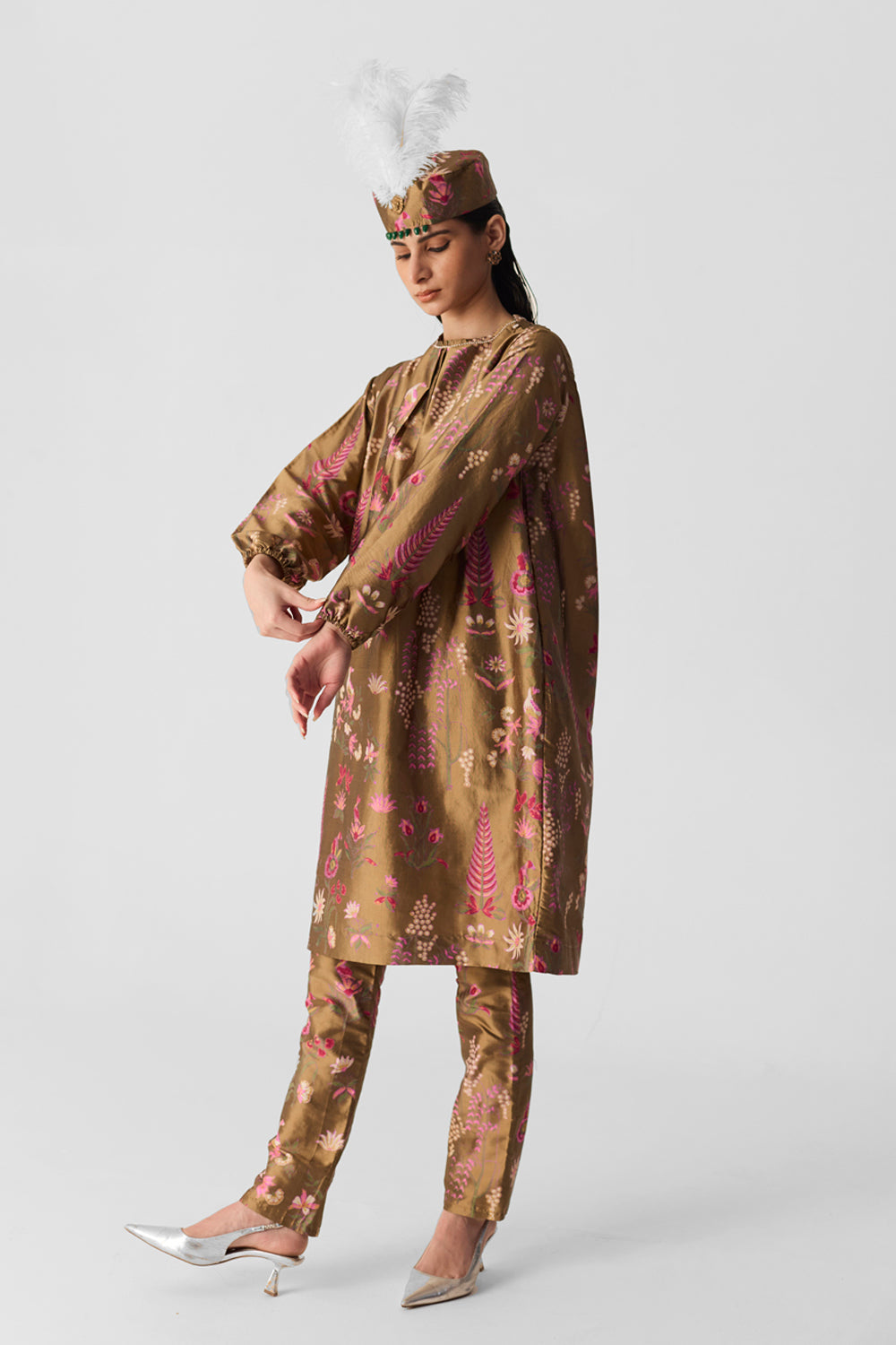 Bahar Pink Kurta Set