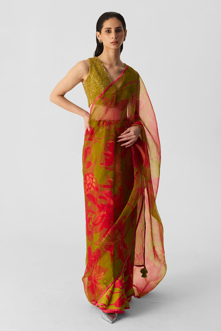 Lian Lime Saree