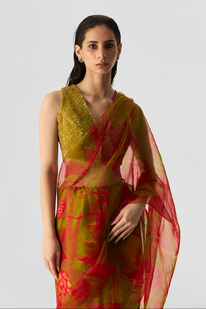 Lian Lime Saree