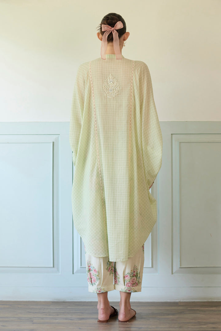 Green Kaftan Set