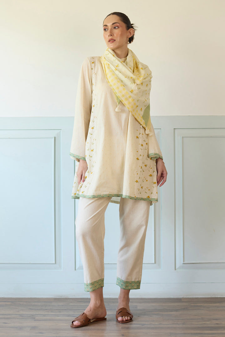 Yellow & Green Suit Set