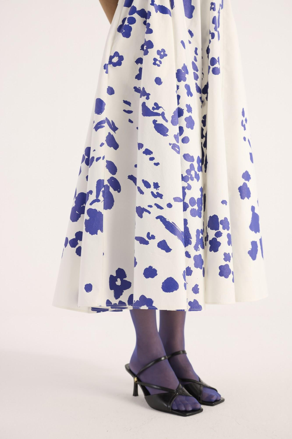 Ocean Ink Dress – Ivory