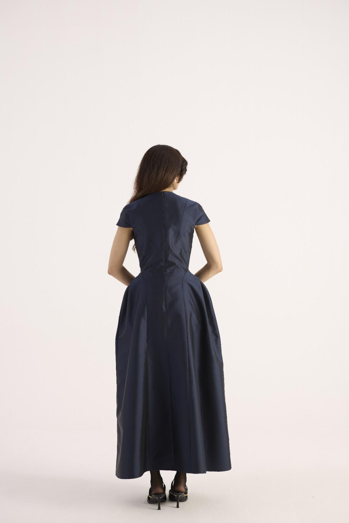 Velora Dress – Midnight Blue