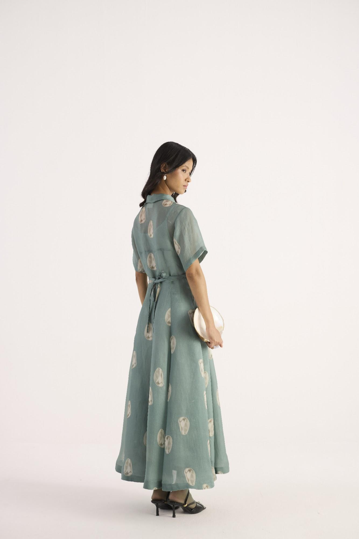 Lune Pearl Dress – Jade Sea Green