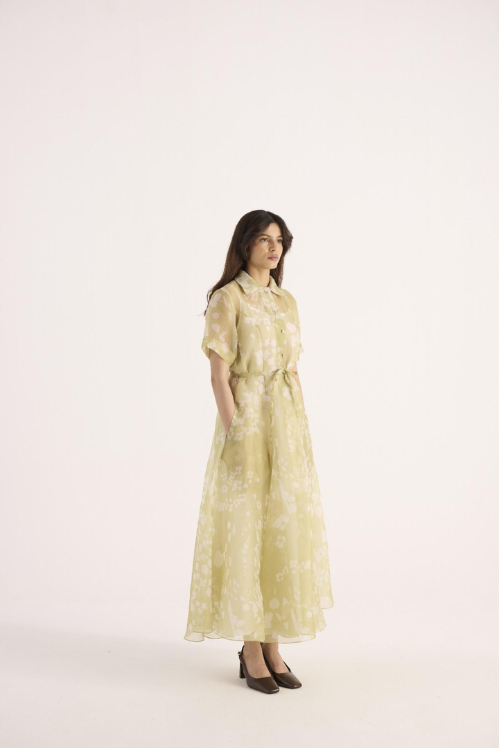 Isla Dress – Pastel Green