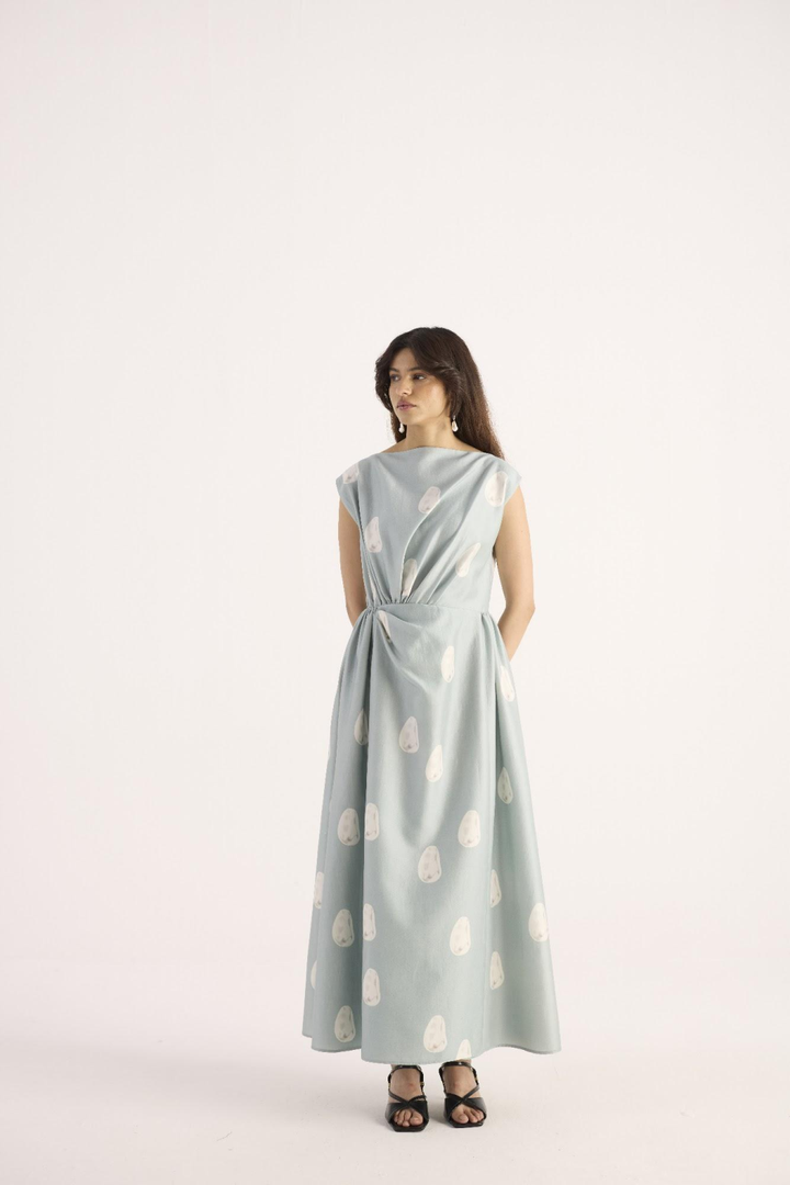 Maréa Dress – Washed Sea Blue