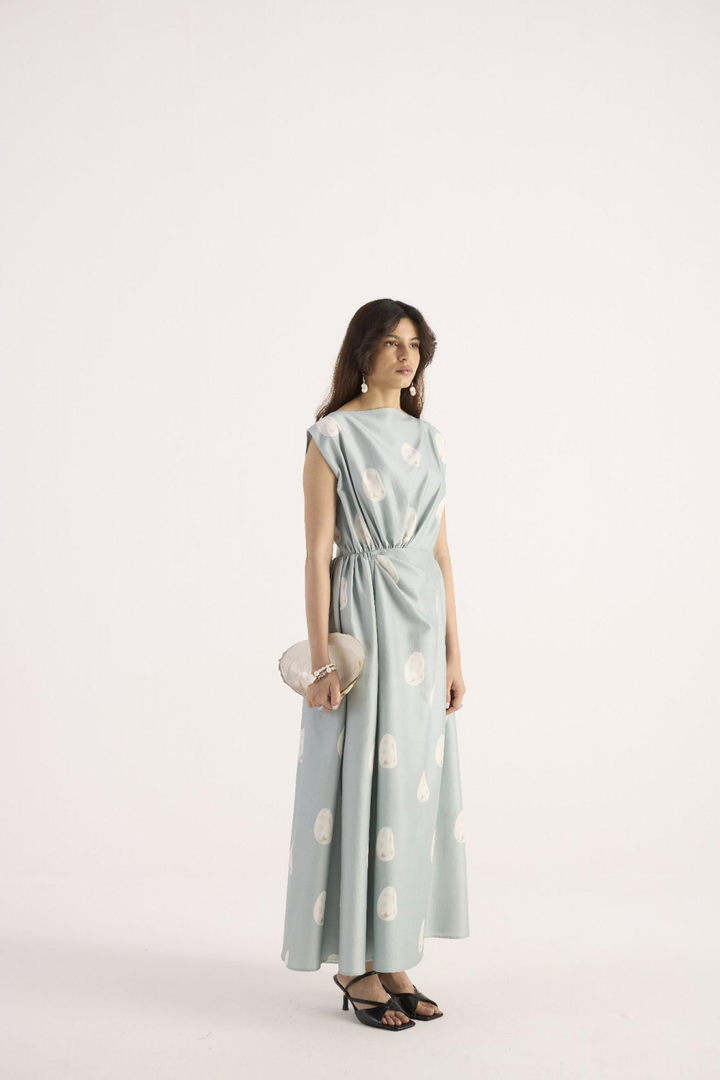 Maréa Dress – Washed Sea Blue