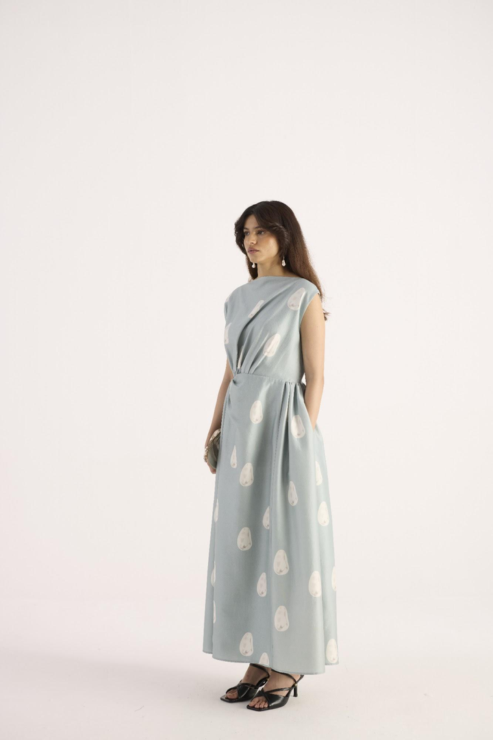 Maréa Dress – Washed Sea Blue