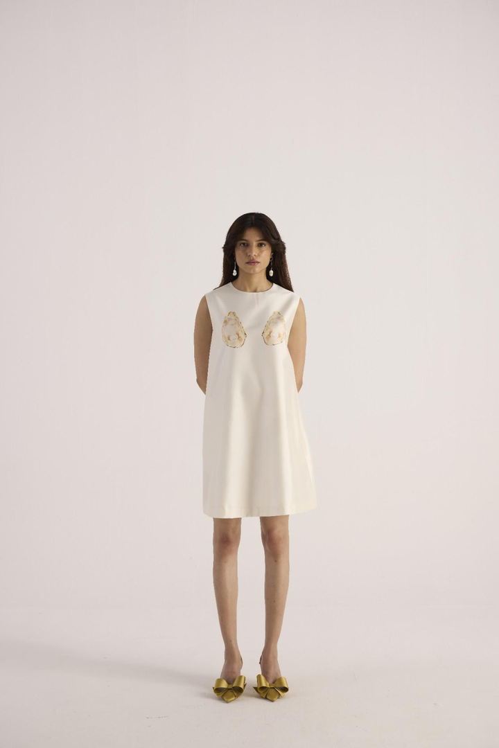 Nacra Dress – Pearl Ivory