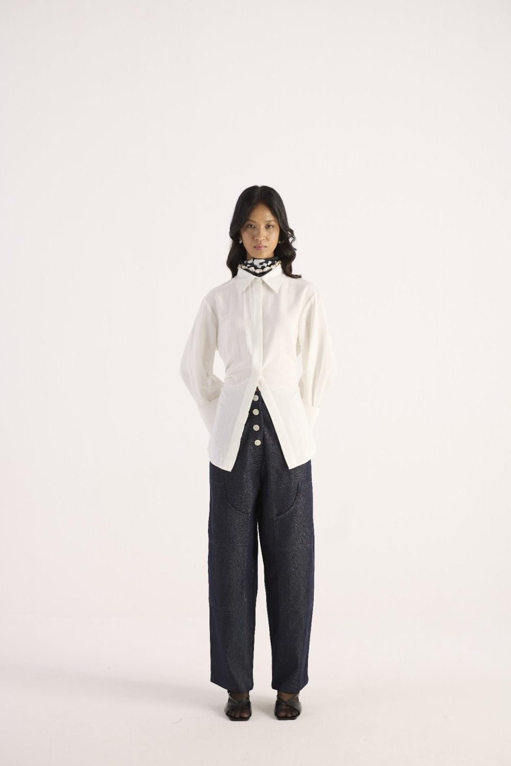 Vein Trouser – Denim Navy