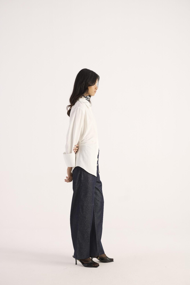 Vein Trouser – Denim Navy