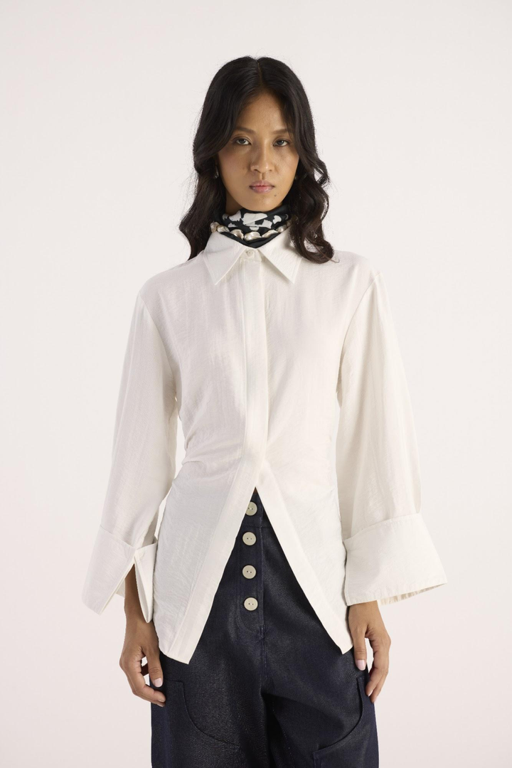 Vein Shirt – Ivory