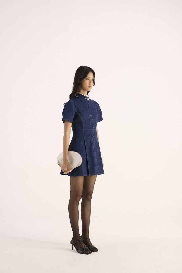 Nerina Dress – Midnight Blue