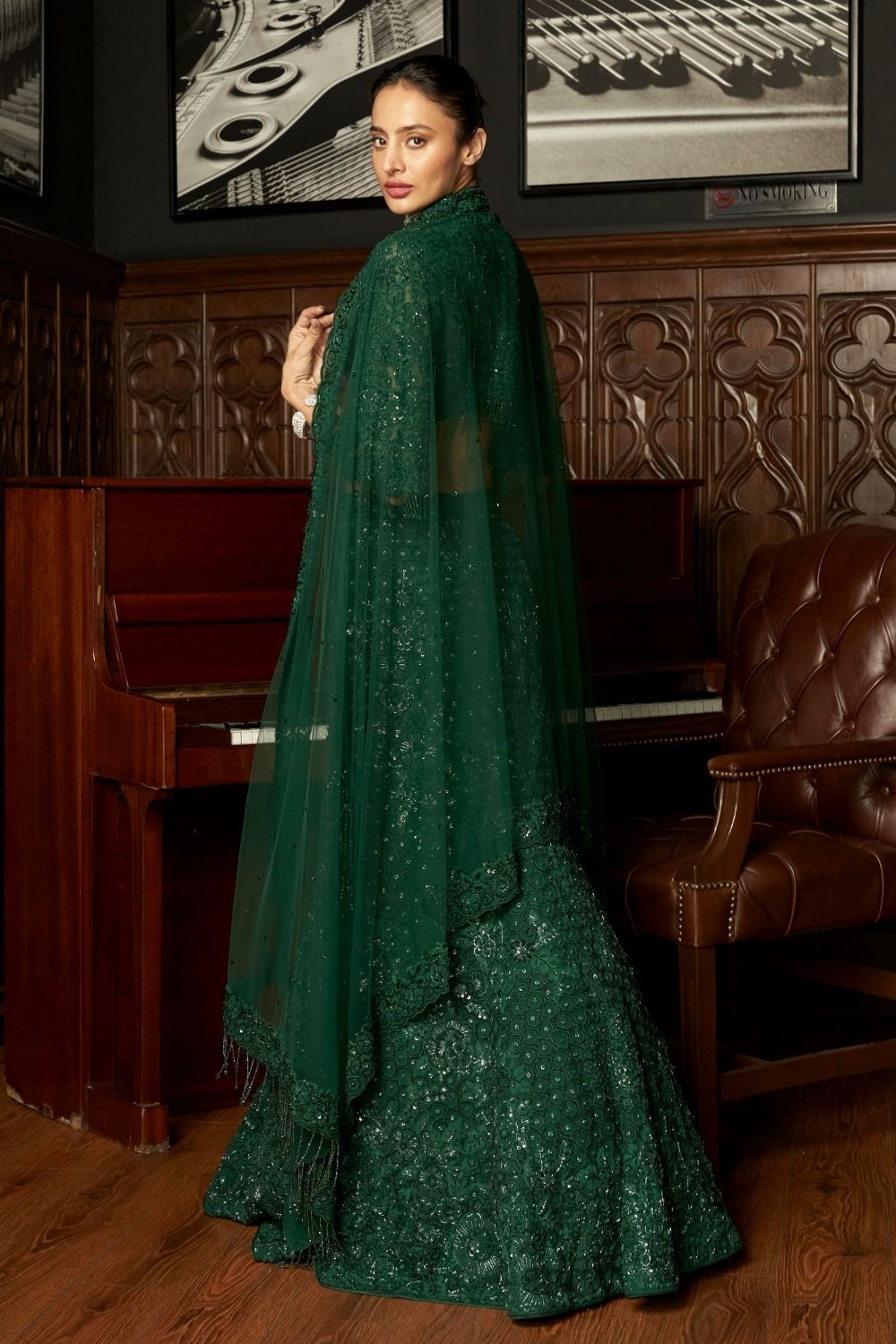 Emerald Fishcut Lehenga Set
