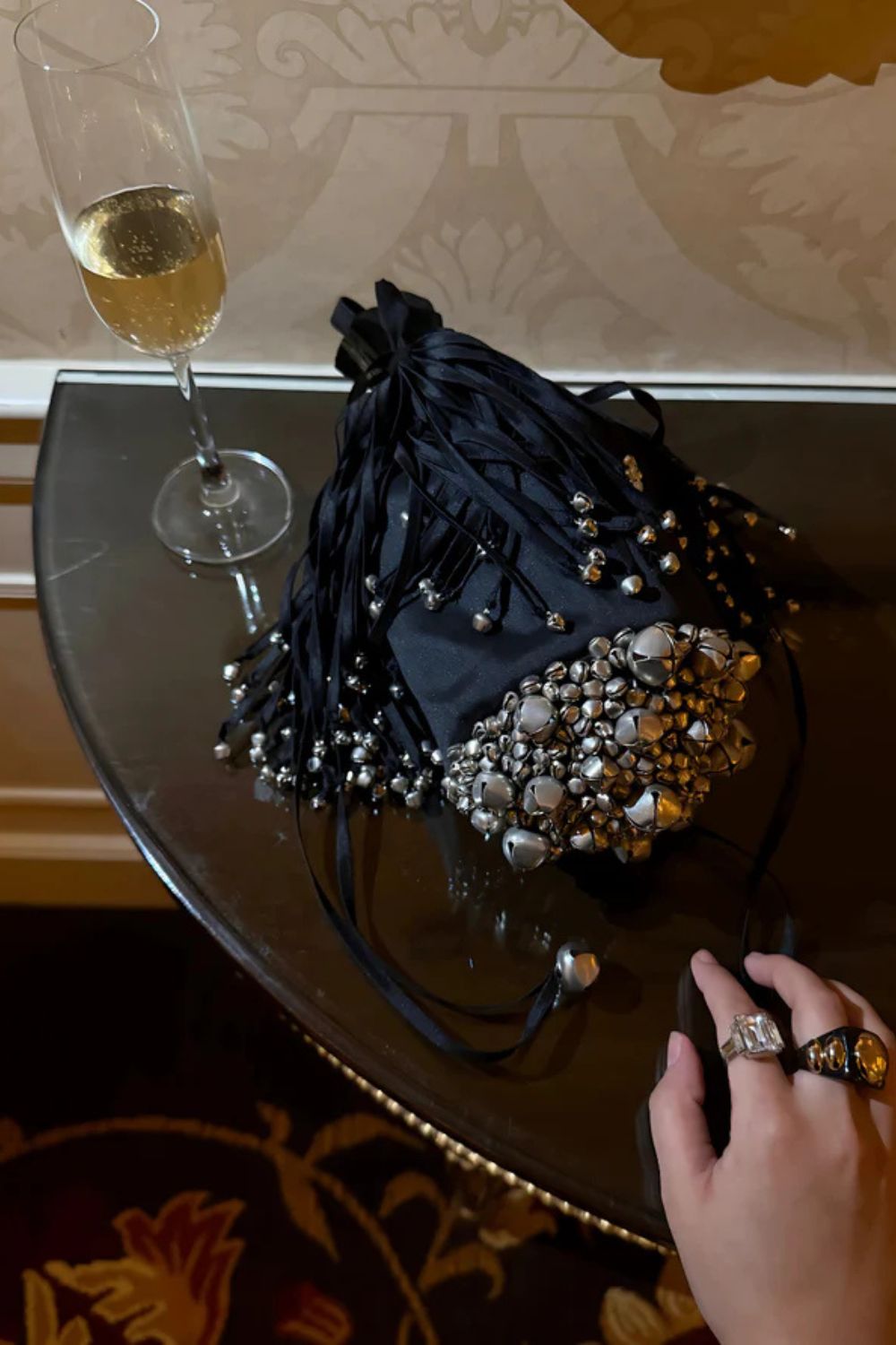 Rocky Bag - Lennon (black & silver)