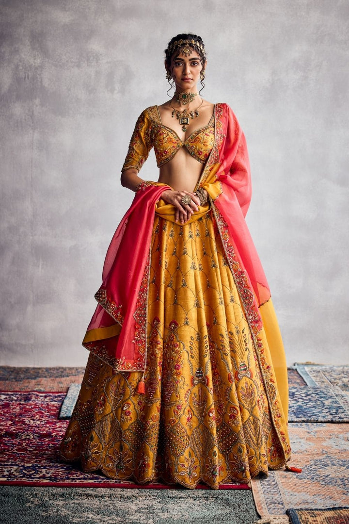 Marigold Lehenga Set