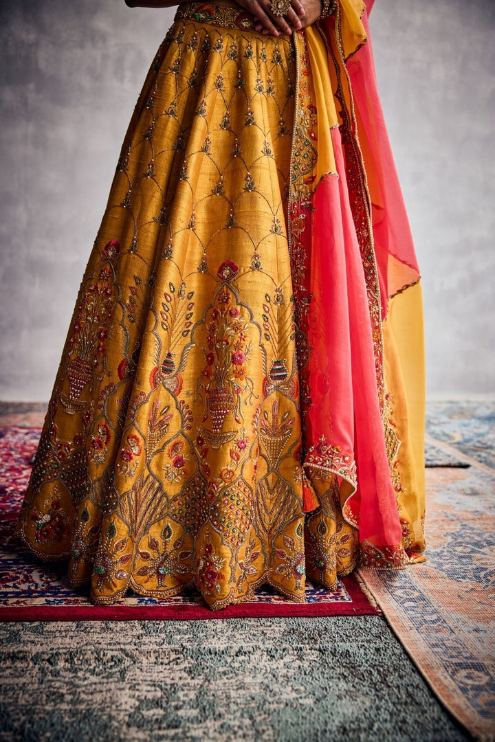 Marigold Lehenga Set