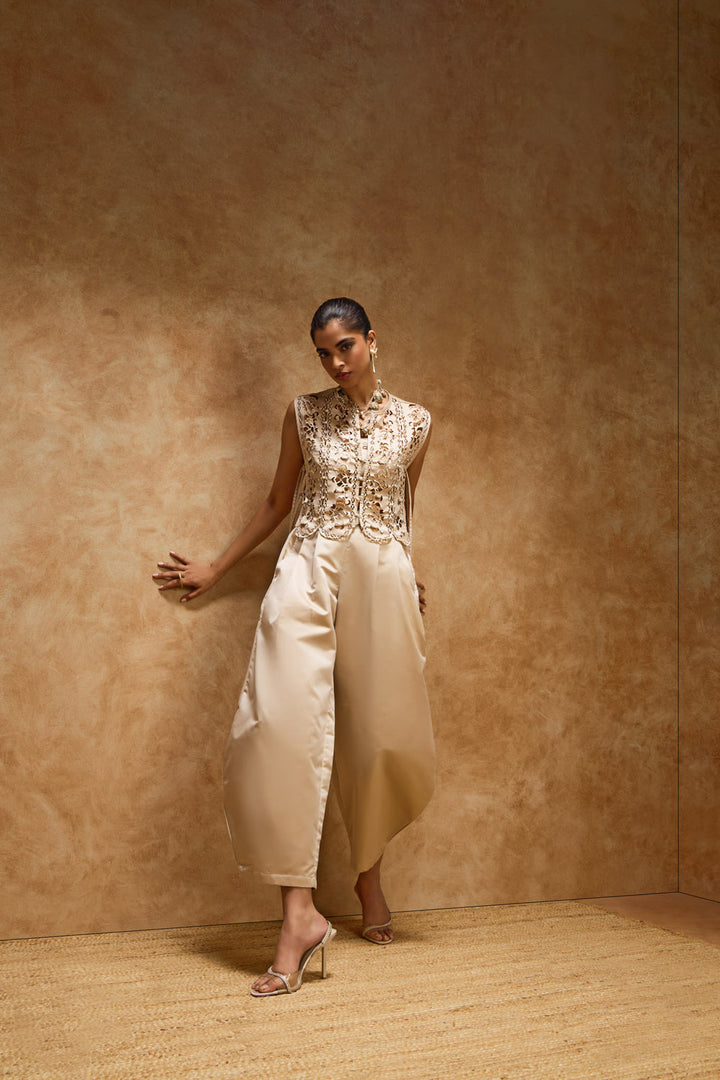 Rose Gold Barrel Pants