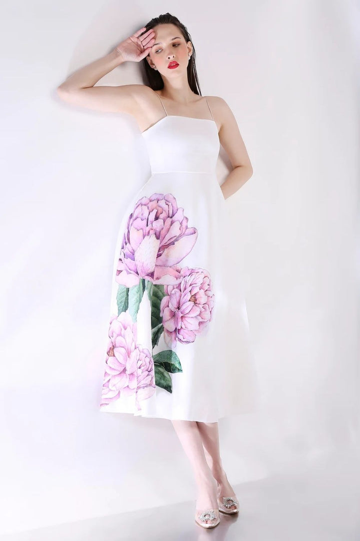 Nyra Dress with Classic & Floral Wrap