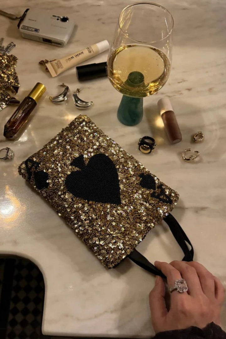 Ace Bag - gold & silver