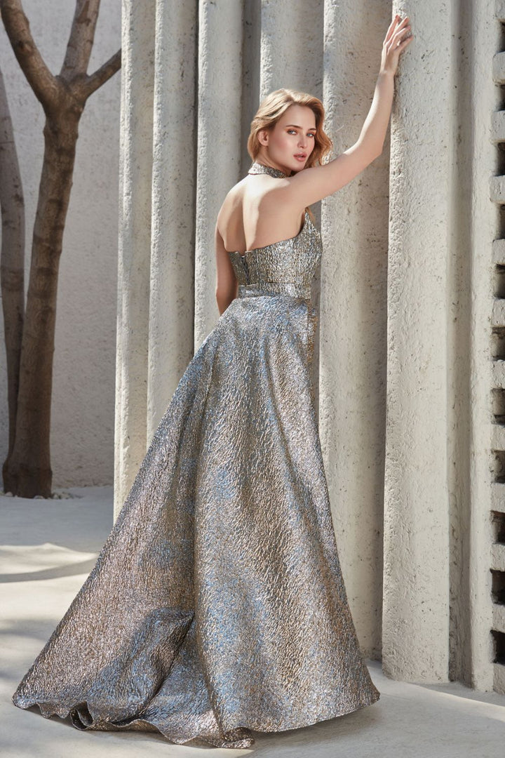 Nirit Tube Corset Brocard Flowers Gown