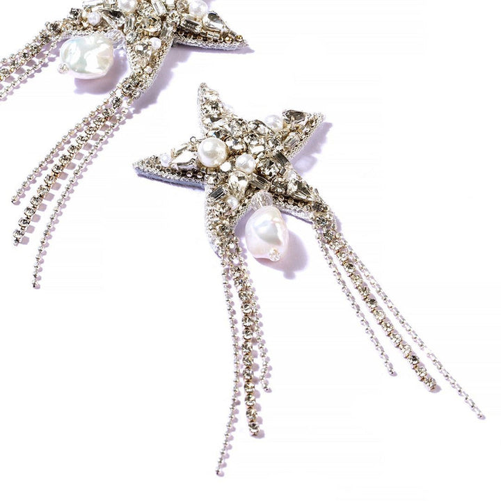 North star earrings