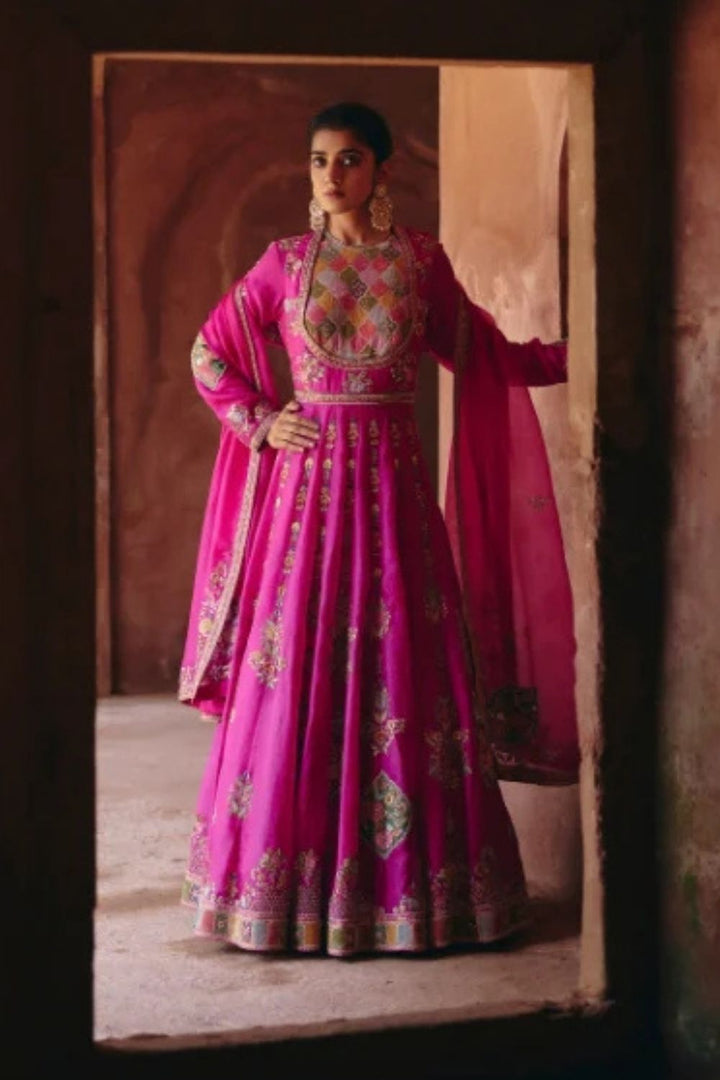 Velvet Patchwork Kalidar U-Shape Kalidar