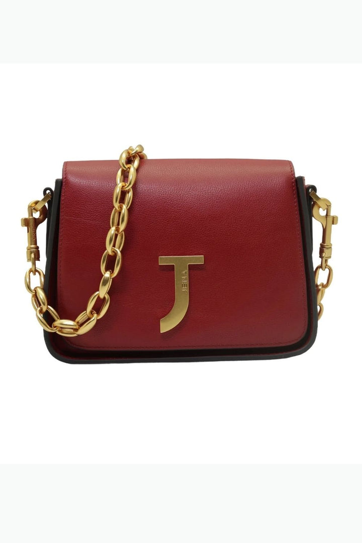 J Burgundy Red Crossbody Bag