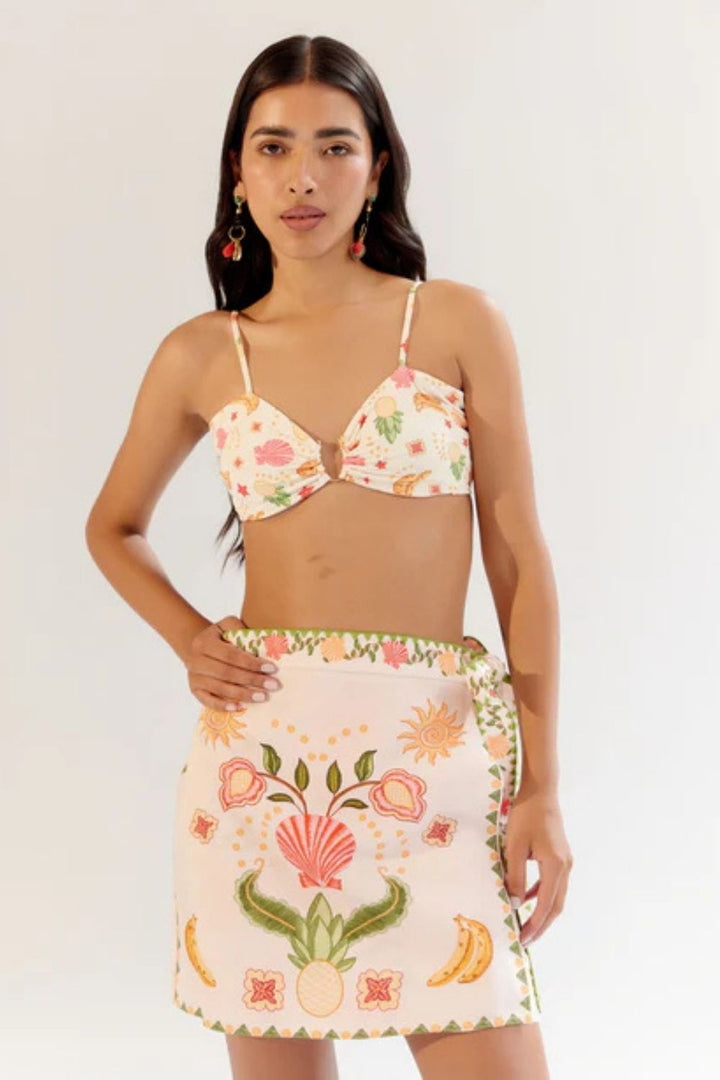 Wrap Me Round Skirt - Seashell (Ecru)