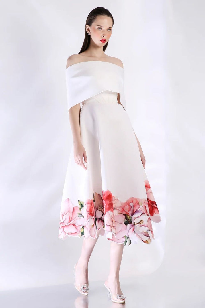 Rose Dress with Versatile Wrap