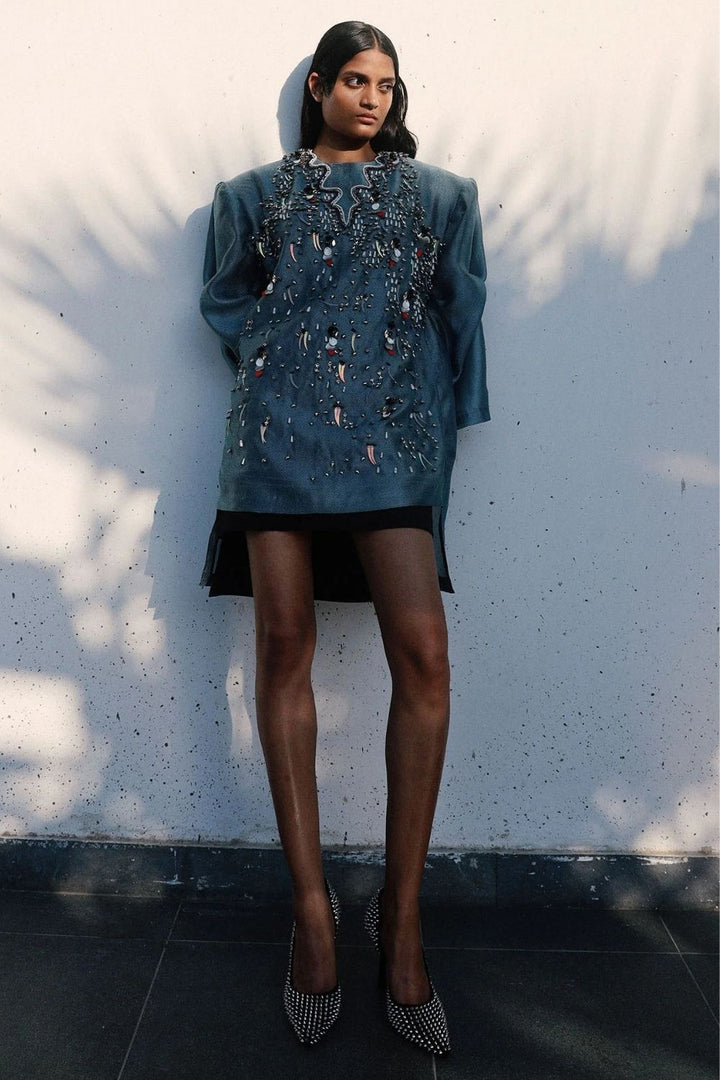 Kavya Trehan In Our Origami Dust Dress