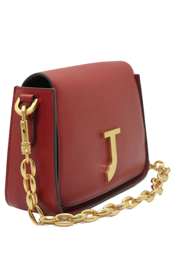 J Burgundy Red Crossbody Bag
