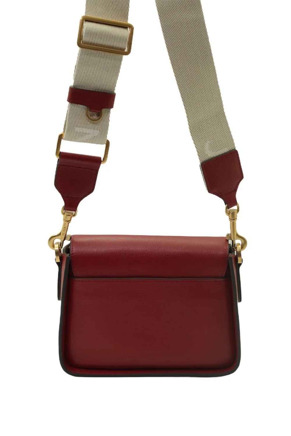 J Burgundy Red Crossbody Bag