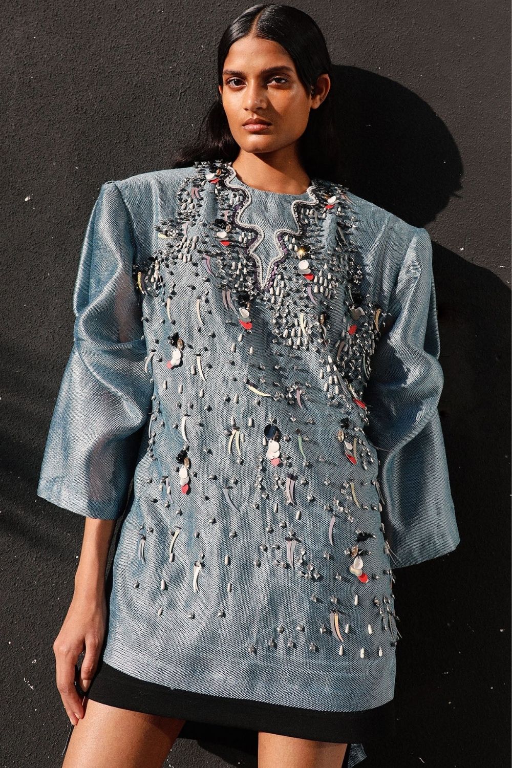 Kavya Trehan In Our Origami Dust Dress