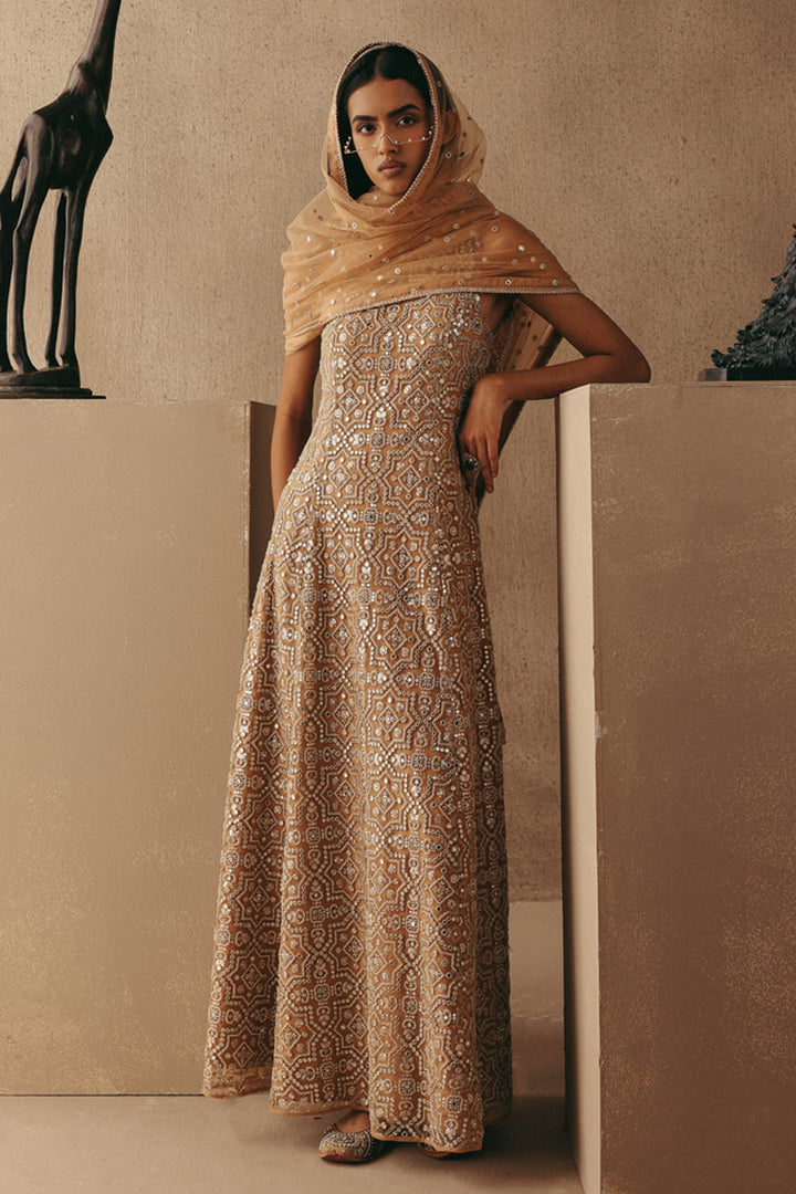 MIRROR SPREAD TULLE DUPATTA