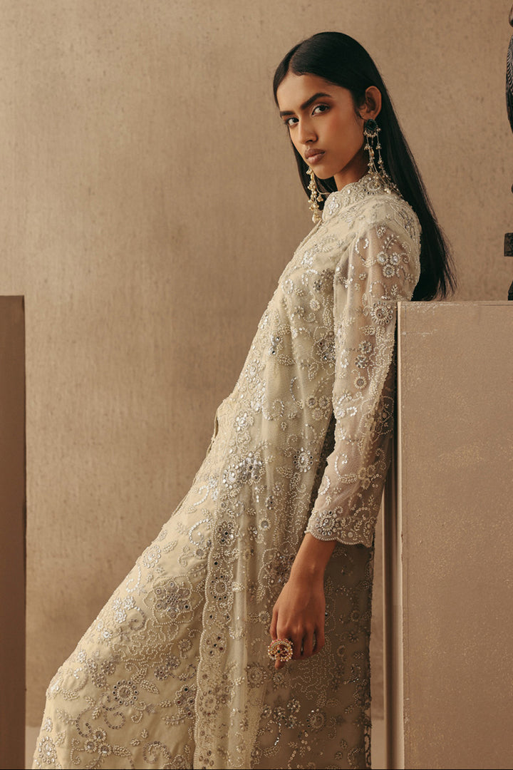 MIRRORWORK LAYERED DRESS JACKET