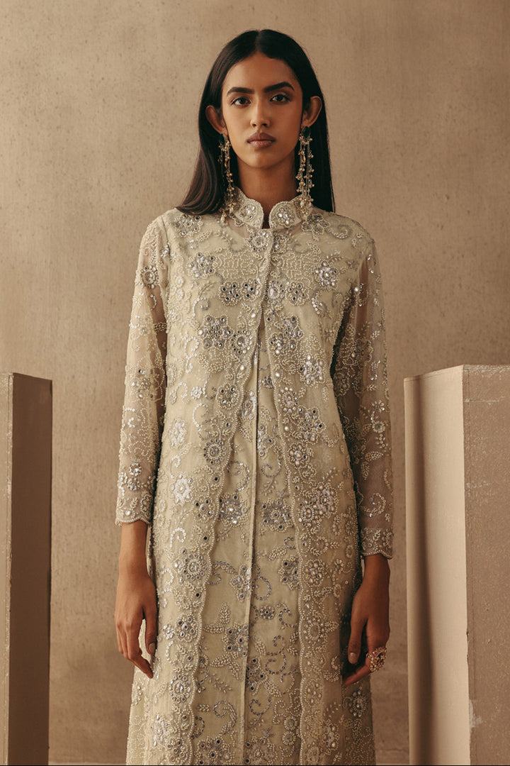 MIRRORWORK LAYERED DRESS JACKET