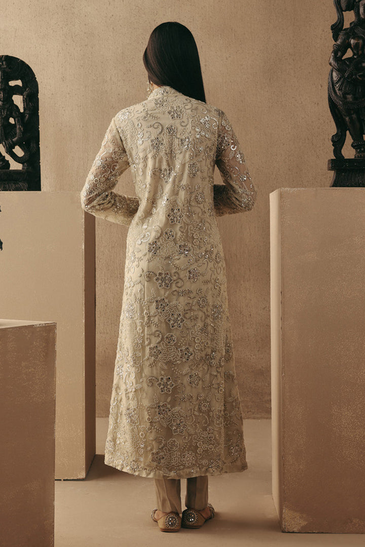 BROCADE CIGARETTE PANTS