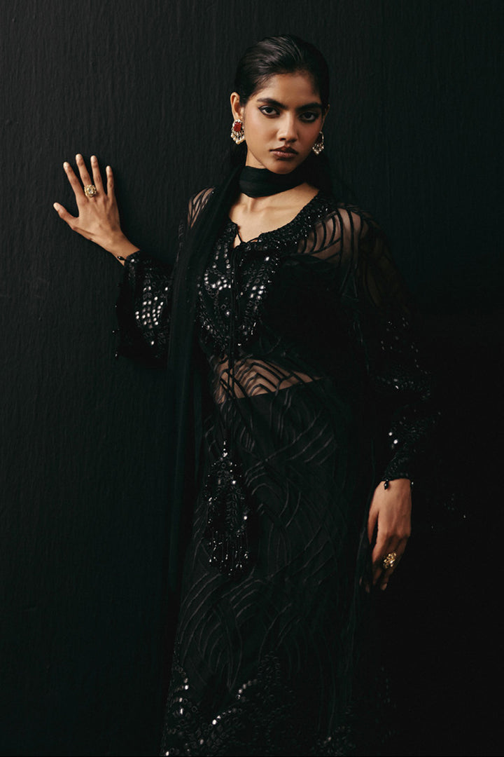 BLACK CIGARETTE PANTS