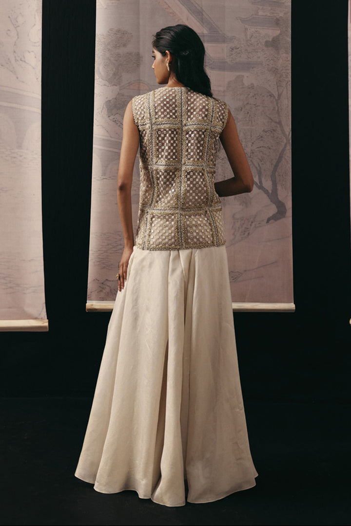 FLARED SKIRT PANTS
