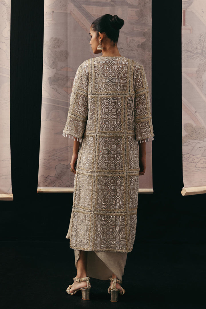 MIRRORWORK MULTI PANEL LONG JACKET